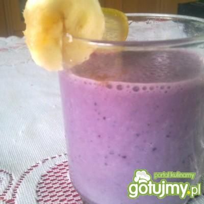 Koktajl jagodowo-bananowy  Koktajl jagodowo-bananowy