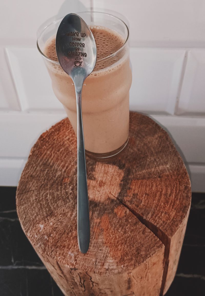 Koktajl kawowo - bananowy