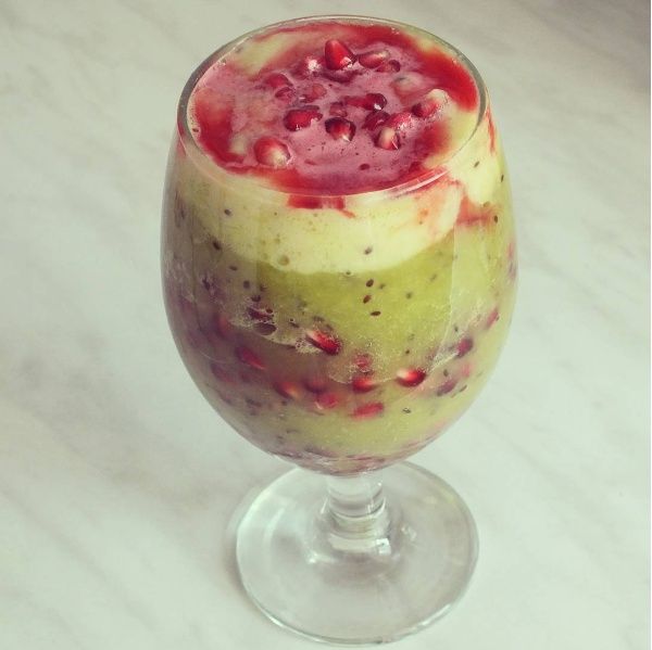 Koktajl kiwi i granat