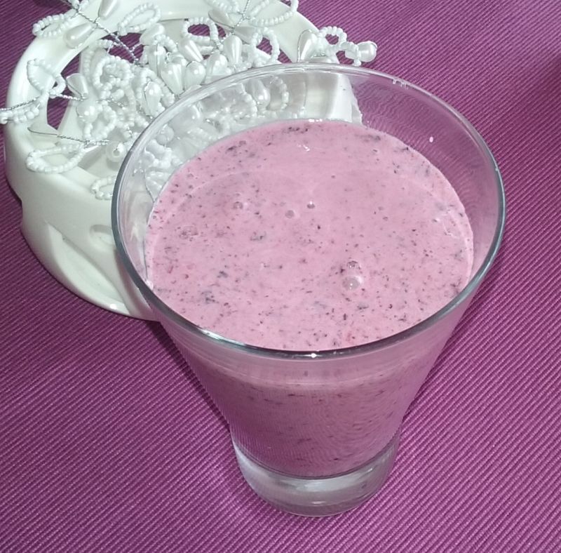 Koktajl malinowo-jagodowy