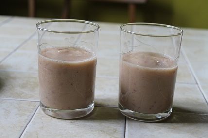 Koktajl mleczny z owoców