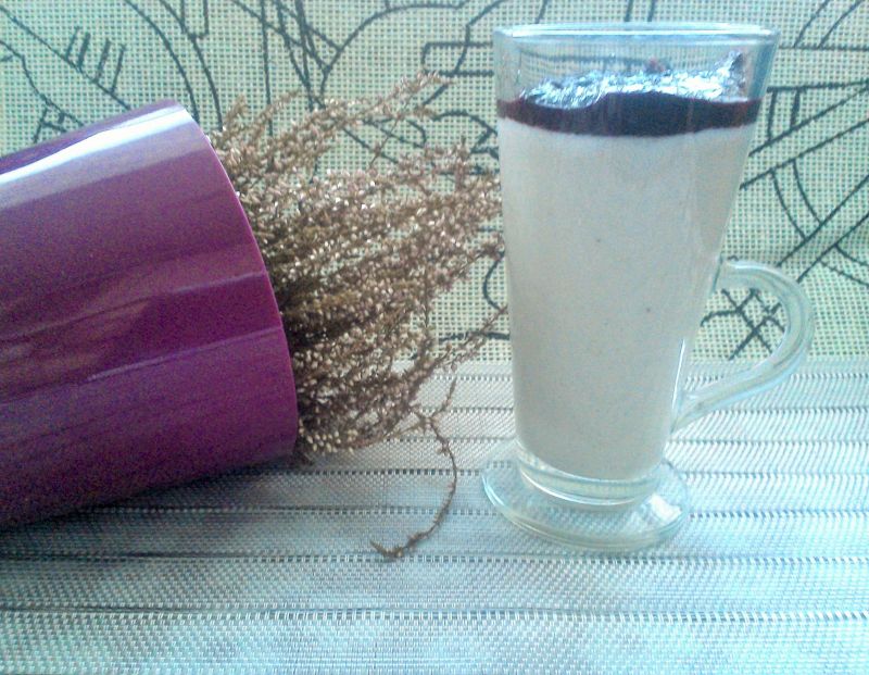 Koktajl ryżowy z bananem 