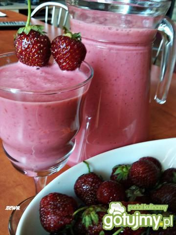 Koktajl truskawkowo arbuzowy