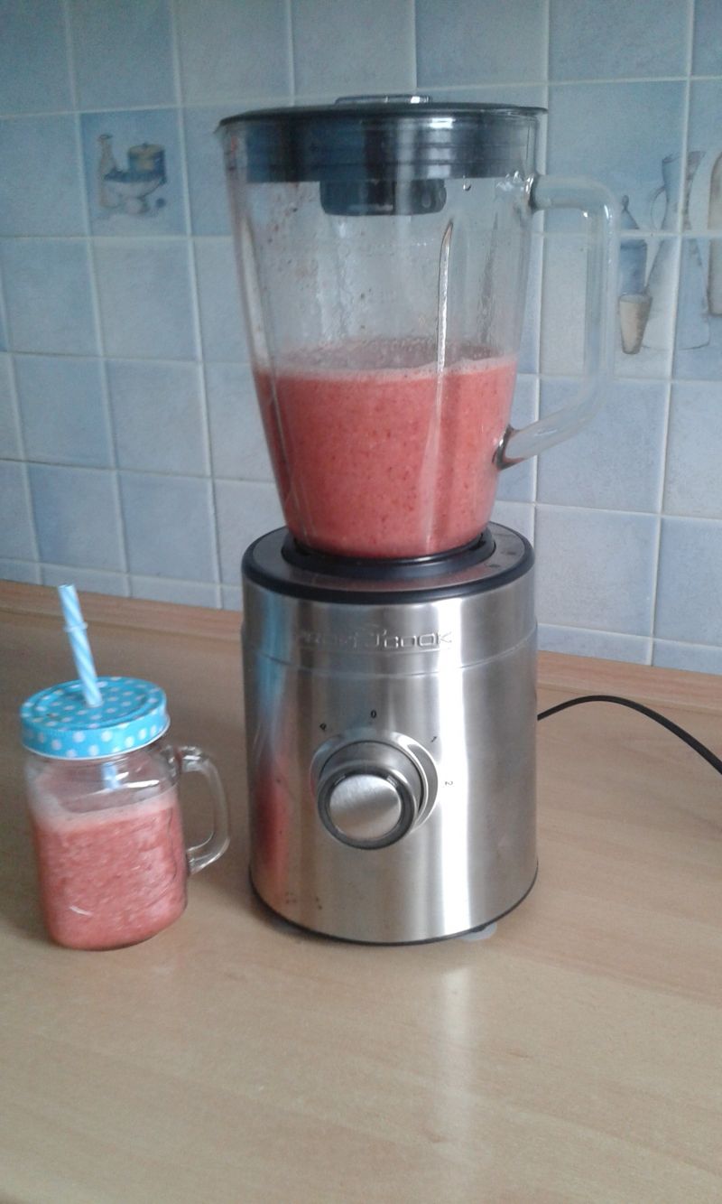 Koktajl truskawkowo-bananowy