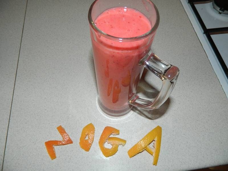 Koktajl truskawkowo - grejpfrutowy