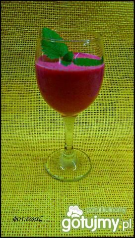 Koktajl truskawkowo jagodowy Koktajl truskawkowo jagodowy