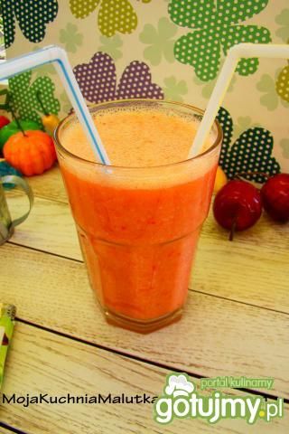 Koktajl truskawkowo rabarbarowy  Koktajl truskawkowo rabarbarowy