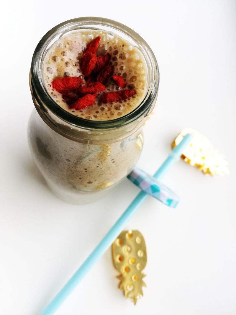 Koktajl truskawkowo-szpinakowy Koktajl truskawkowo-szpinakowy