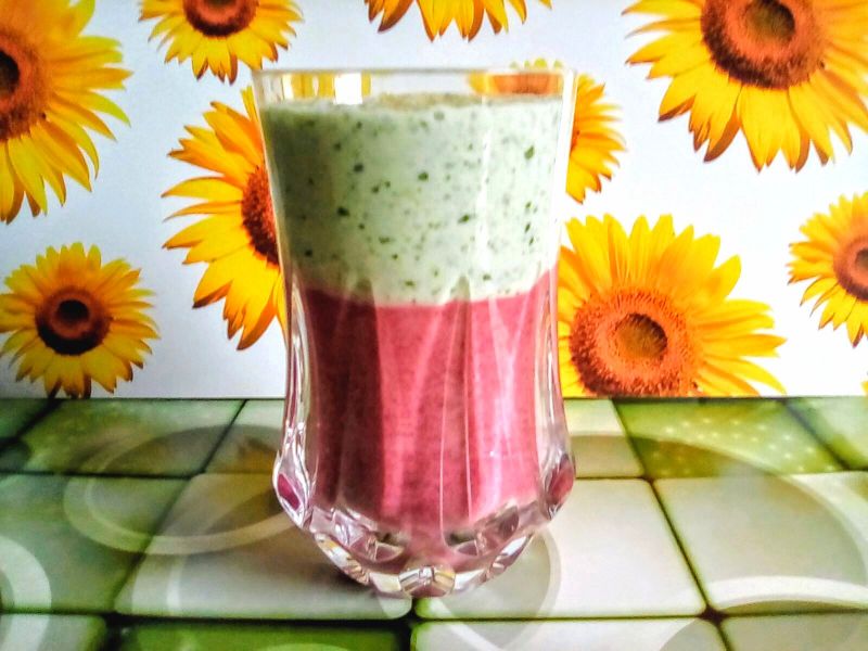 Koktajl z buraczka i roszponki Koktajl z buraczka i roszponki