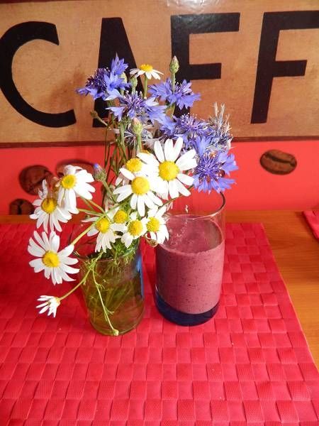 Koktajl z truskawek,jagód z kakao