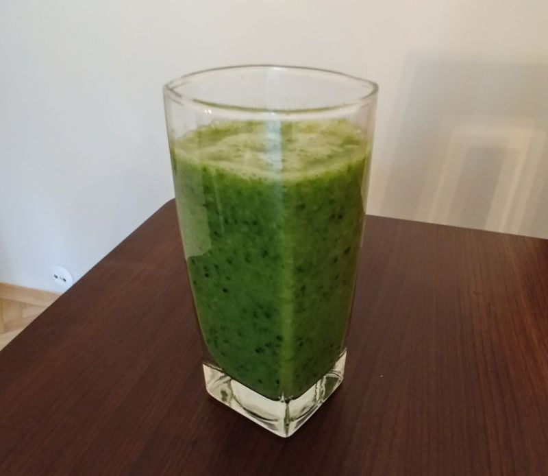 Koktajl ze szpinakiem i miętą Koktajl ze szpinakiem i miętą