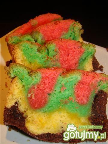 Kolorowa babka z kisieli Kolorowa babka z kisieli