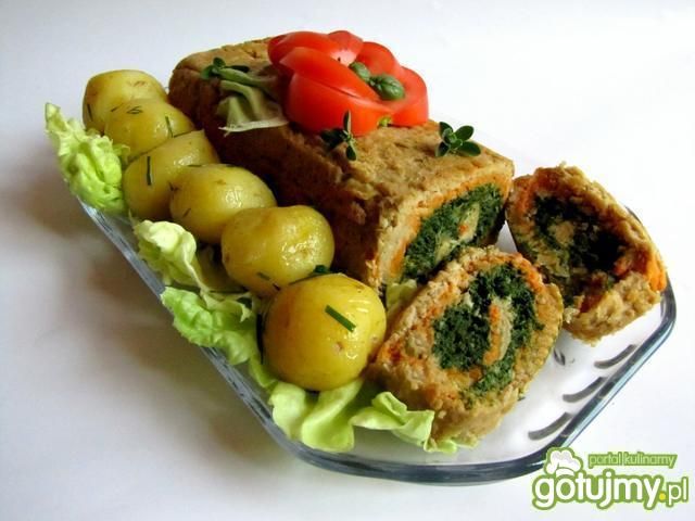 Kolorowa rolada drobiowa