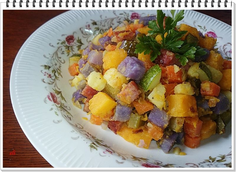 Kolorowa sałatka Eli na ciepło  