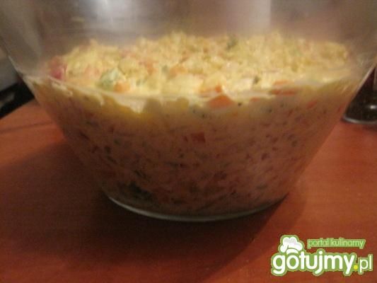 Kolorowa sałatka jarzynowa wg Joli