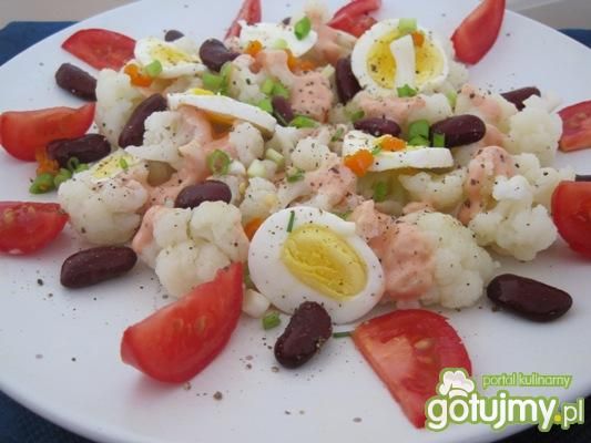 kolorowa sałatka kalafiorowa