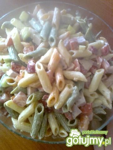 Kolorowa sałatka makaronowa ...