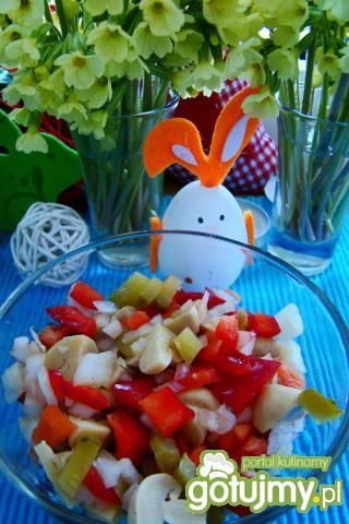 Kolorowa sałatka obiadowa 