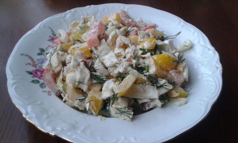 Kolorowa sałatka wiosenna Kolorowa sałatka wiosenna