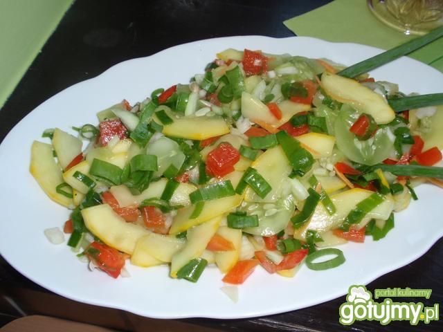 Kolorowa sałatka z cukini wg gosia56