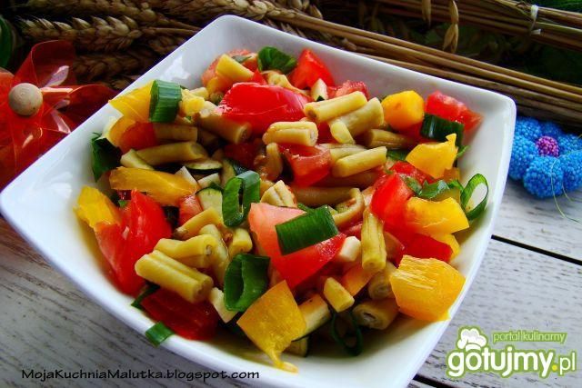 Kolorowa sałatka z fasolki 