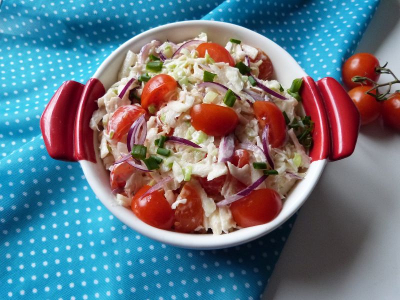 Kolorowa surówka do obiadu