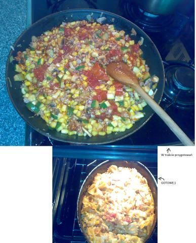 kolorowa zapiekanka  kolorowa zapiekanka