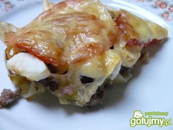 Kolorowa zapiekanka.