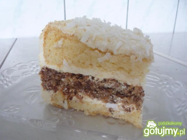 Kolorowe ciasto z masą Kolorowe ciasto z masą