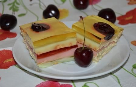 Kolorowe galaretkowe bez pieczenia Kolorowe galaretkowe bez pieczenia