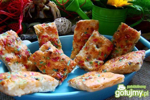 Kolorowe jabłuszkowe ciasteczka 