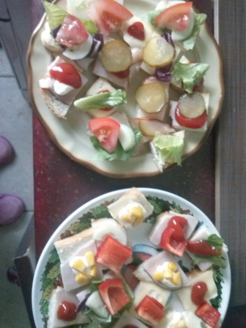 Kolorowe kanapeczki Kolorowe kanapeczki