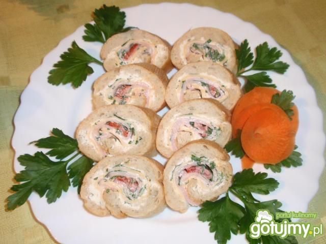 Kolorowe kanapki z bagietki Kolorowe kanapki z bagietki