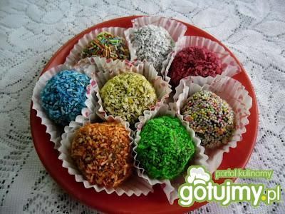 Kolorowe kawowe bajaderki Kolorowe kawowe bajaderki