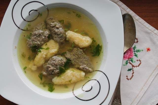 Kolorowe kluski do rosołu Kolorowe kluski do rosołu