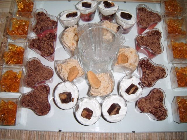 Kolorowe mini deserki