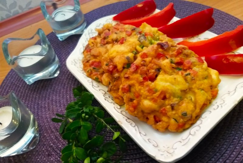 Kolorowe placuszki drobiowe Kolorowe placuszki drobiowe