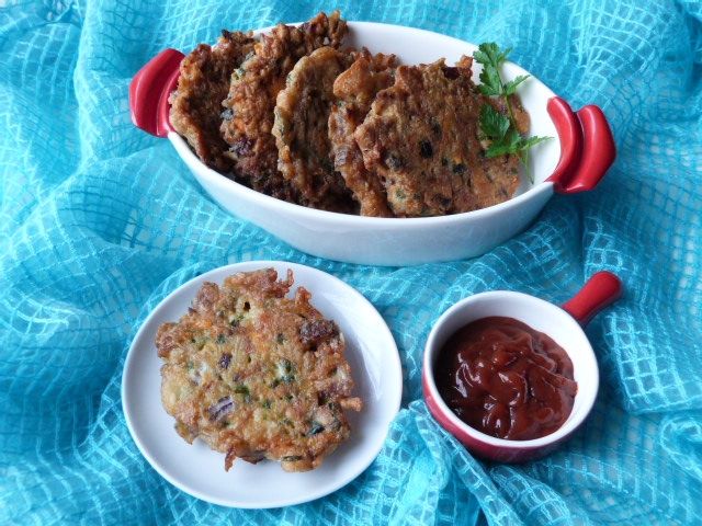 Kolorowe placuszki z gotowanego mięsa