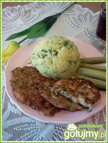 Kolorowe placuszki z kurczaka 