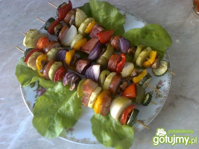 Kolorowe szaszłyczki Kolorowe szaszłyczki