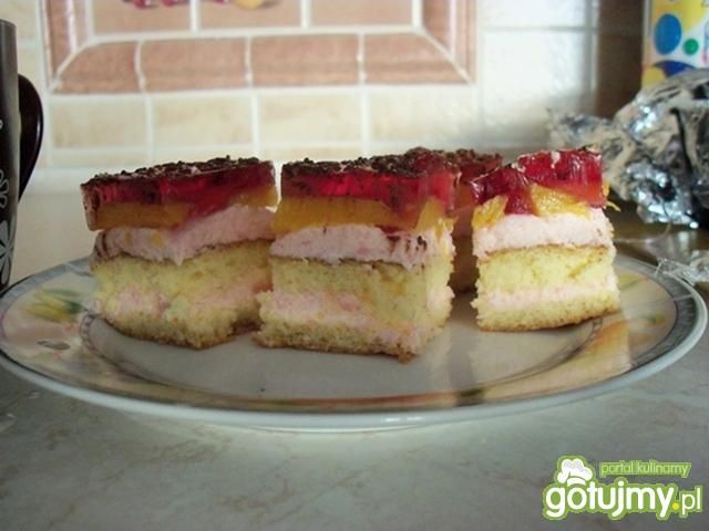 Kolorowy biszkopt Kolorowy biszkopt