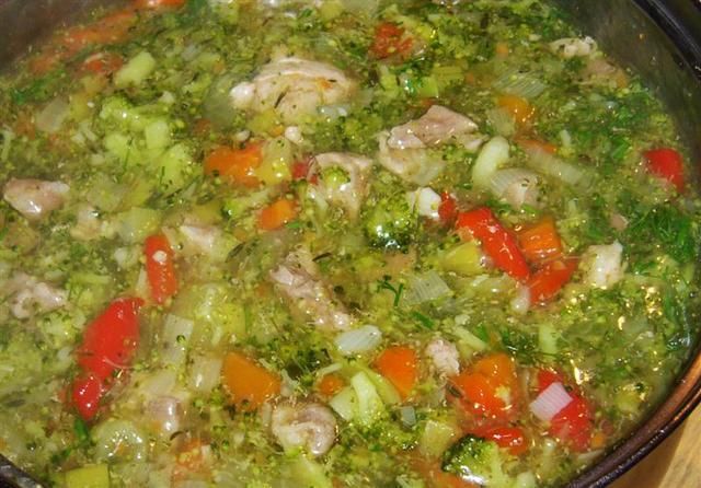 Kolorowy gulasz dary jesieni