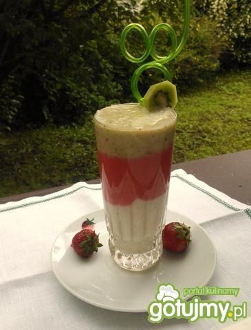 Kolorowy koktajl owocowy Kolorowy koktajl owocowy