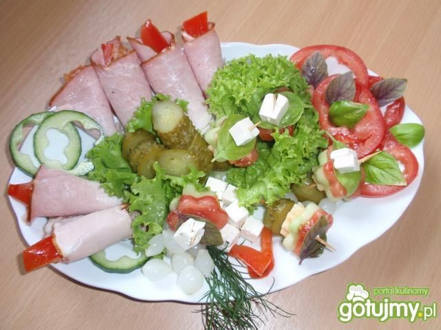 Kolorowy półmisek przekąsek Kolorowy półmisek przekąsek