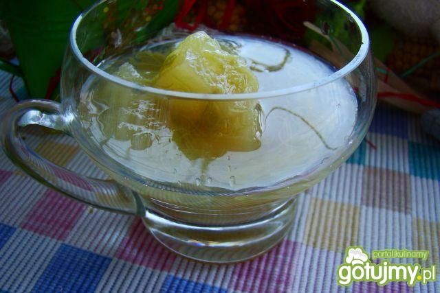 Kompocik jabłkowo-rabarberowy  Kompocik jabłkowo-rabarberowy