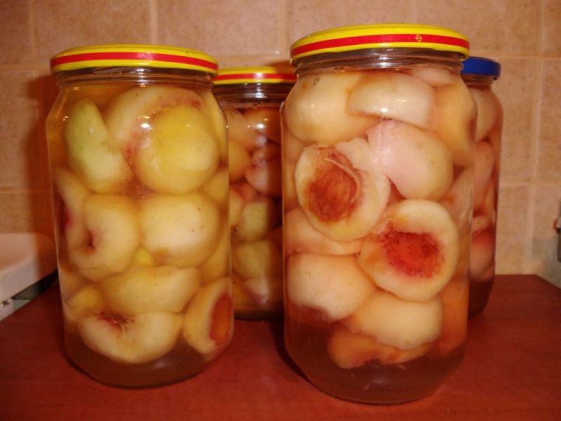 Kompot brzoskwiniowo-waniliowy 