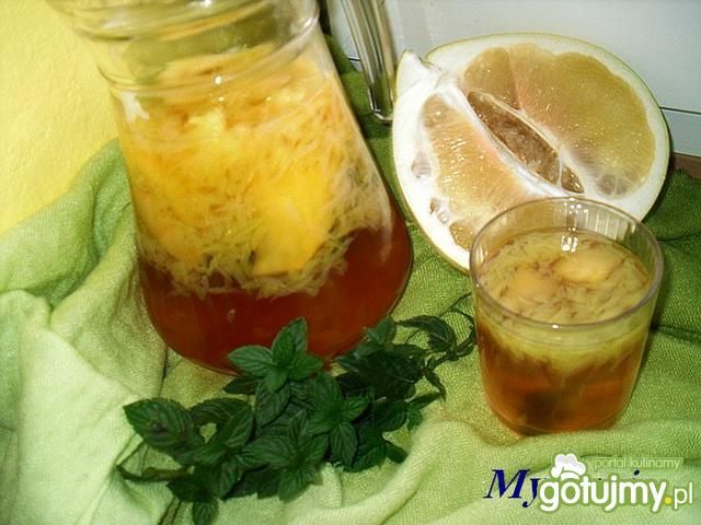 Kompot jabłkowy z pomelo