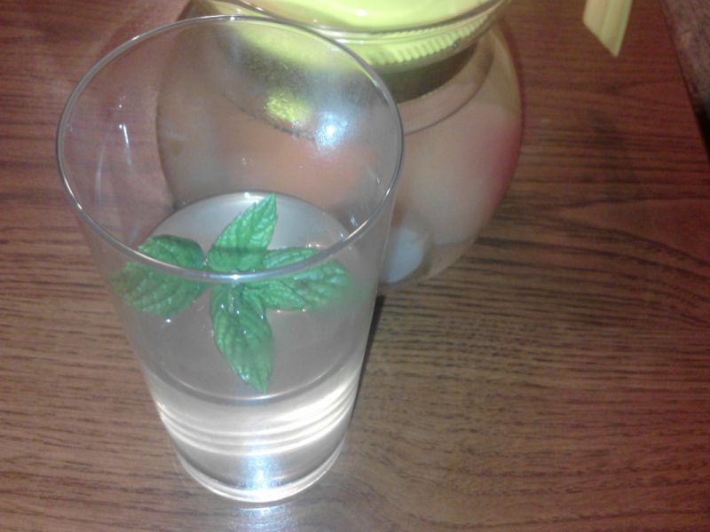 Kompot jabłlkowo-miętowy