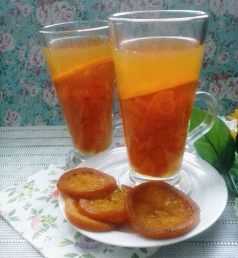 Kompot marchewkowy z pomarańczą