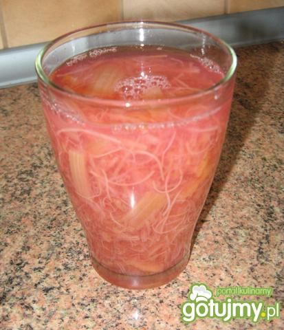 Kompot śliwkowo-rabarbarowy